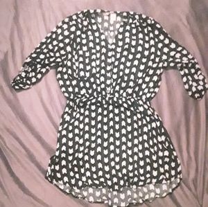 Cat print shirt tunic/dress